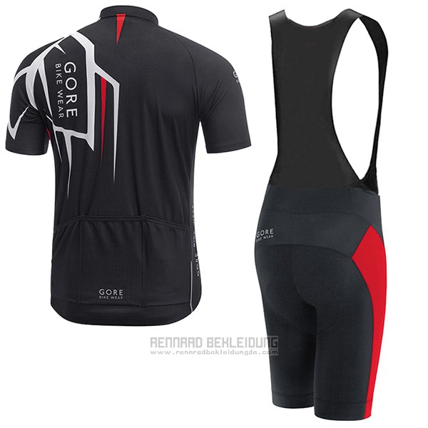 2017 Fahrradbekleidung Gore Bike Wear Power Adrenaline Shwarz Trikot Kurzarm und Tragerhose - zum Schließen ins Bild klicken